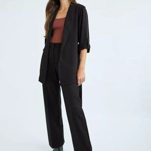 Aritzia Babaton Kahlo Robe Mid Jacket Black Size Small